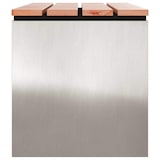 thumbnail of vidaXL Gartenbank Edelstahl 100 x 40 x 43 cm