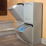 thumbnail of Contenedor de reciclaje Apilable Duett Gris