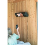 thumbnail of Sunred Calentador de exterior Sun and Sound Ultra Wall negro 2000 W