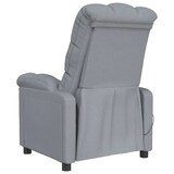 thumbnail of vidaXL Massagesessel Hellgrau Stoff