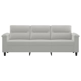 thumbnail of vidaXL 3-Sitzer-Sofa Hellgrau 180 cm Mikrofasergewebe