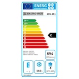 thumbnail of GI Edelstahl 200 Liter Gefrierschränk, statisch gekühlt