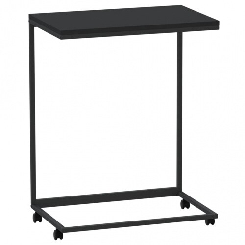 Beistelltisch mit Rollen Holzwerkstoff V2 | vidaXL : Farbe - Schwarz
