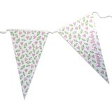 thumbnail of ECOFIESTA 1 Stück Girlande 5m Blätter & Herzen wiederverwendbar kürzbar - Papierkette Geburtstag - Wimpelkette nachhaltige Produktion