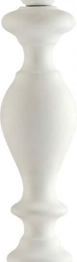 thumbnail of Bonetti Illumina -  Cascina - Shabby-weiße Holzlampe 1 Licht mit Lampenschirm Dm.35 H.57 - Ø35 - BL265-LM-BCO