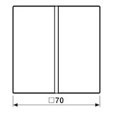 thumbnail of Jung Tastensatz 1fach LC 401 TSA 240 LC401TSA240