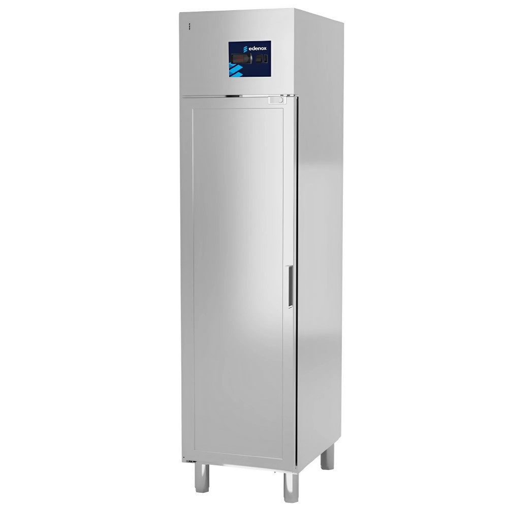 Nevera industrial Gastronorm GN 1/1 de 500 litros para hostelería. Armario refrigerado profesional vertical INOX para bar y restaurante.