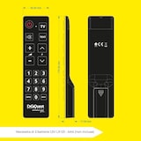 thumbnail of Digiquest Telecomando Universale EASY Plus per tutte le TV con tasti grandi per facilitarne l'uso. Ideale anche per strutture alberghiere, ospedaliere