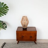 thumbnail of WellHome - Tischleuchte 'Aissa Nature', Metallgestell, 32cm