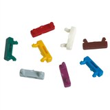 thumbnail of EasyLan DualBoot® Steckermarkierungsclips, 100 Stück, rot