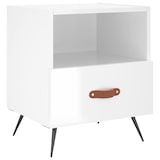 thumbnail of vidaXL Nachttische 2 Stk. Hochglanz-Weiß 40x35x47,5 cm Holzwerkstoff