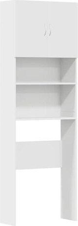 thumbnail of vidaXL Waschmaschinenschrank Weiß 64x24x190 cm Holzwerkstoff