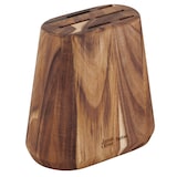 thumbnail of Tefal Jamie Oliver Messerblock-Set K267S7, Edelstahl / Akazienholz, 25.2 x 12.1 x 37 cm, 7-tlg., braun / schwarz