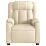 thumbnail of vidaXL Massagesessel Elektrisch Creme Stoff