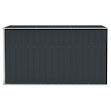 thumbnail of Abri de jardin mural Anthracite 118x288x178 cm Acier Modèle AbriOmbrage 30