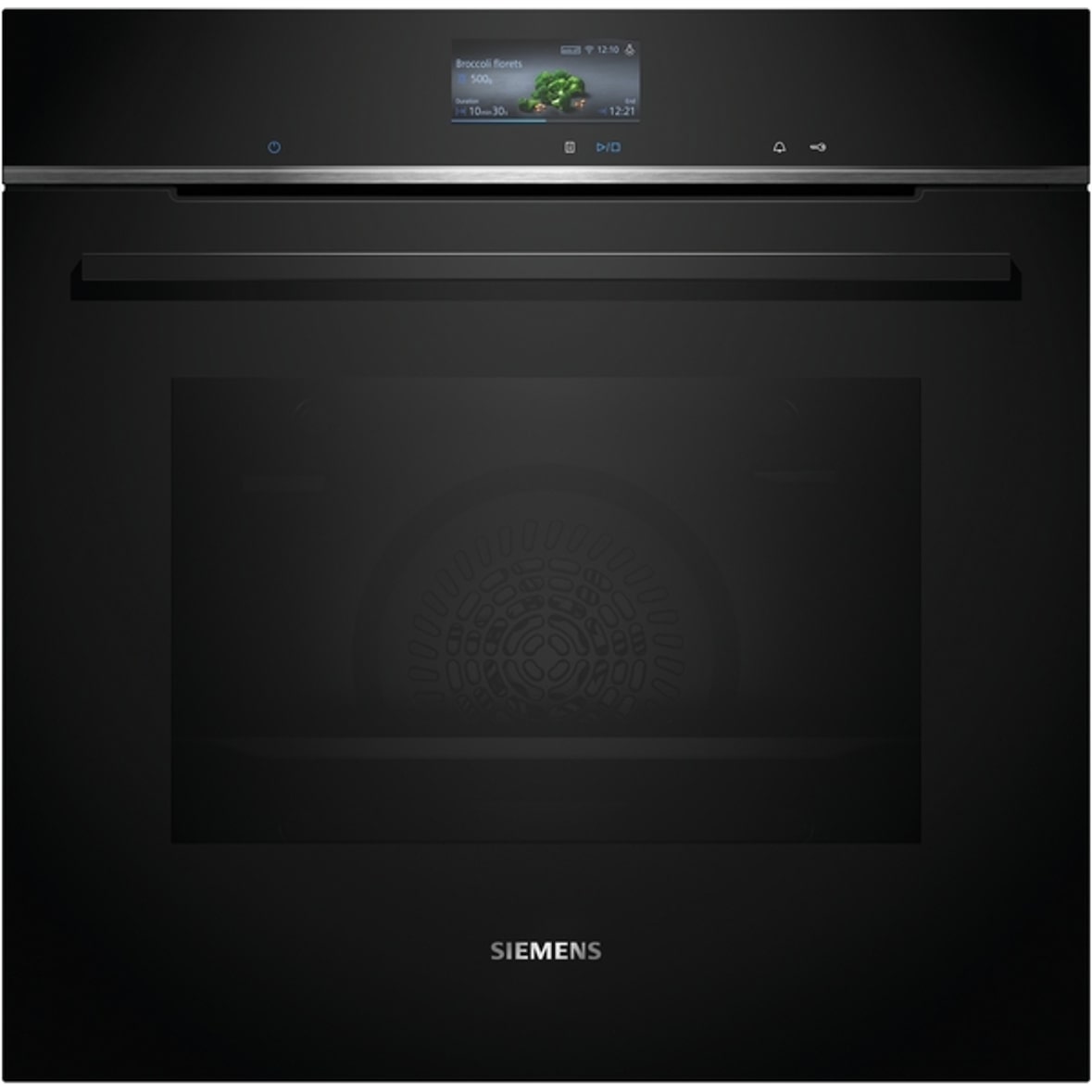 Siemens iQ700, Einbau-Backofen, 60 x 60 cm, Schwarz, Edelstahl HB736G1B1