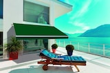 thumbnail of Toldo completo manual 4x2,5m Smartsun Verde lona poliéster