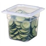 thumbnail of CAMBRO - 60PPCWSC-190/6 - Confezione da 6 pezzi - Coperchio ermetico GN 1/6 - 16,2 x 17,6 cm - Bianco traslucido - (Esclusa la ciotola)