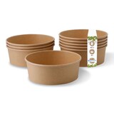 thumbnail of BIOZOYG 50 Stück runde Einwegschalen 1000ml - Kraftkarton-Bowlschalen Pappschalen Salatschalen, Schalen für Salate, Nachhaltige Einwegschüsseln