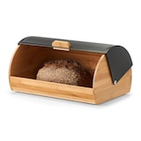 thumbnail of Zeller Brotkasten Brotbox Aufbewahrungsbox Bambus Edelstahl Holz