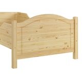 thumbnail of Seniorenbett extra hoch 100x200 Massivholz Kiefer Holzbett Einzelbett Gästebett 60.40-10 oR