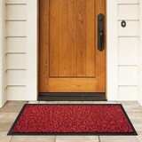 thumbnail of Design-Sauberlaufmatte "Brasil" - Türvorleger / 90 x 150 cm (Dunkelrot)