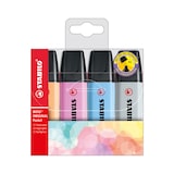 thumbnail of Marcador - STABILO BOSS ORIGINAL Pastel - pack de 4 - laranja suave, azul celeste, fúcsia fresco, cinzento seda