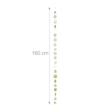 thumbnail of Relaxdays Capiz Girlande 4er Set, für Fenster, Balkon, Tür, Muschelplättchen Vorhang, Dekoketten 180 cm, Stern, hellgrün