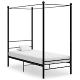 thumbnail of vidaXL Himmelbett Schwarz Metall 100x200 cm