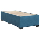 thumbnail of vidaXL Boxspringbett mit Matratze Blau 90x190 cm Samt