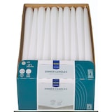 thumbnail of METRO Professional Bougies longues, paraffine, Ø 2.2 x 24 cm, durée d'éclairage de 7 heures, blanc, 60 pièces