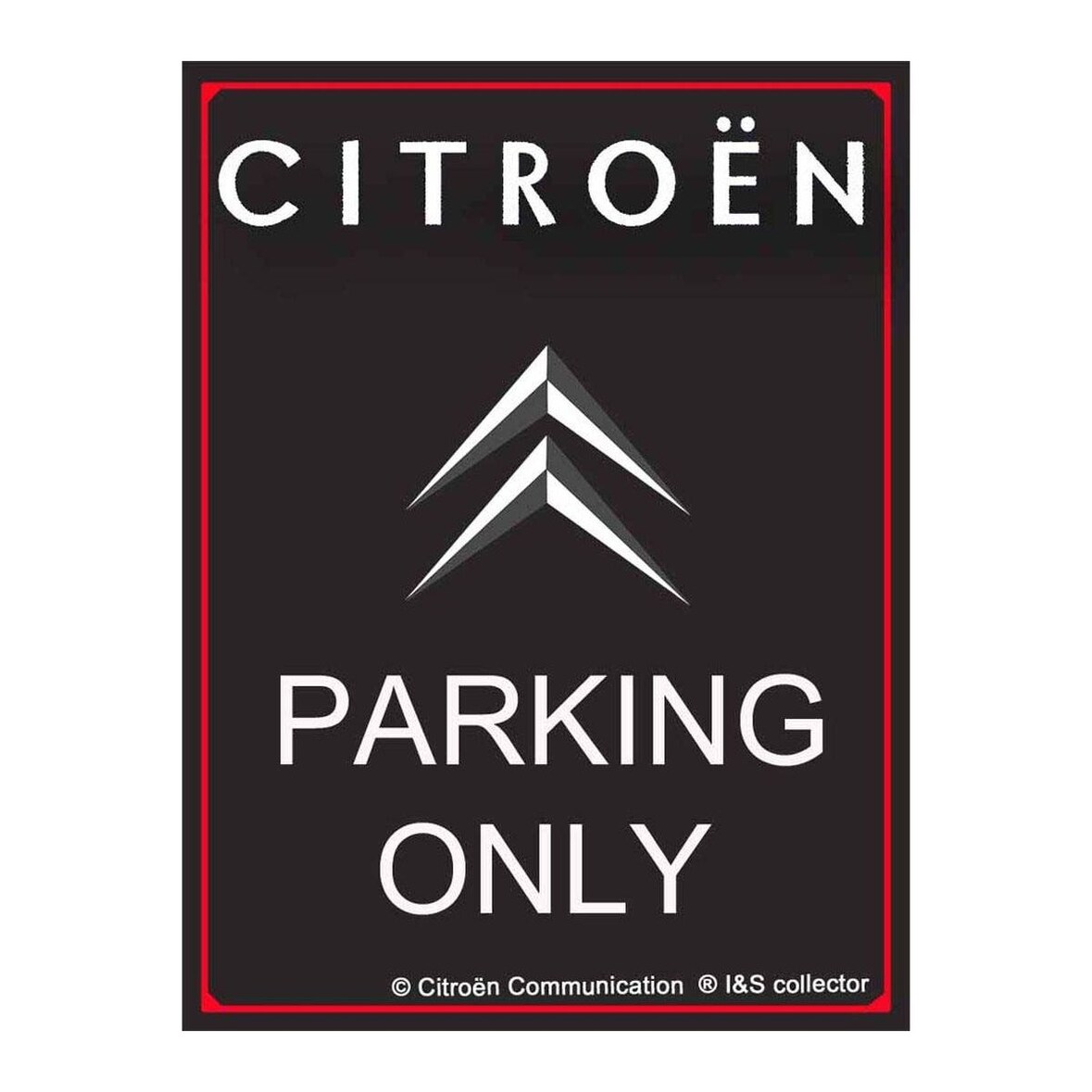 Plaque décorative en métal en relief 40 x 30 cm Citroën Parking Only Les Collections Rétro