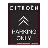 thumbnail of Plaque décorative en métal en relief 40 x 30 cm Citroën Parking Only Les Collections Rétro