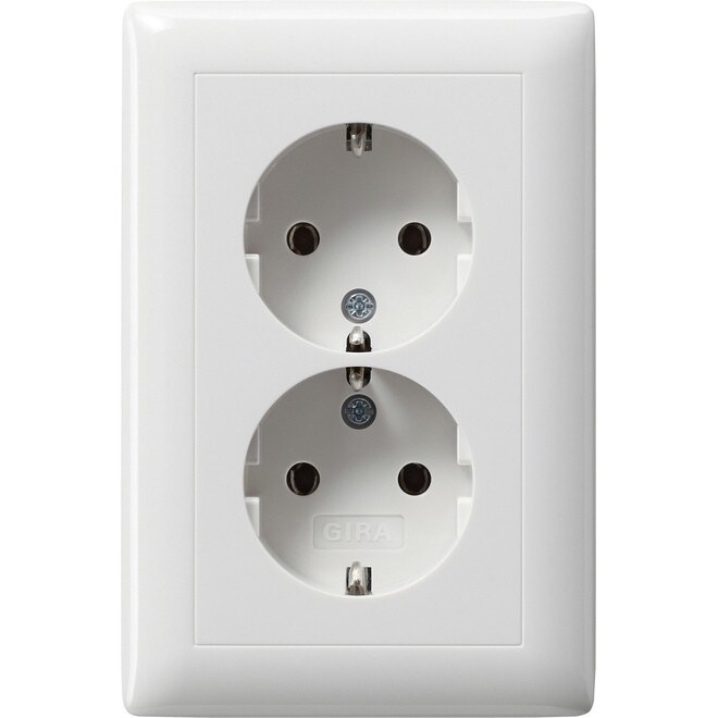 Gira Schuko-Doppelst.ds. rws-gl 078203