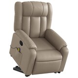 thumbnail of vidaXL Massagesessel mit Aufstehhilfe Cappuccino-Braun Kunstleder