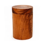 thumbnail of Bazar Bizar Voorraadpot van teakhout 10x10x19 cm naturel