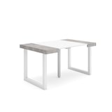 thumbnail of Consolle allungabile, Tavolo consolle allungabile, 140x90x73cm, Per 6 persone, Gambe in legno, Stile moderno, Cemento _ 182_25