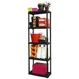 thumbnail of ArtPlast - Modulaire kast van polypropyleen met 5 planken 60x30x176 cm in kleur zwart - TEMPO-Collectie