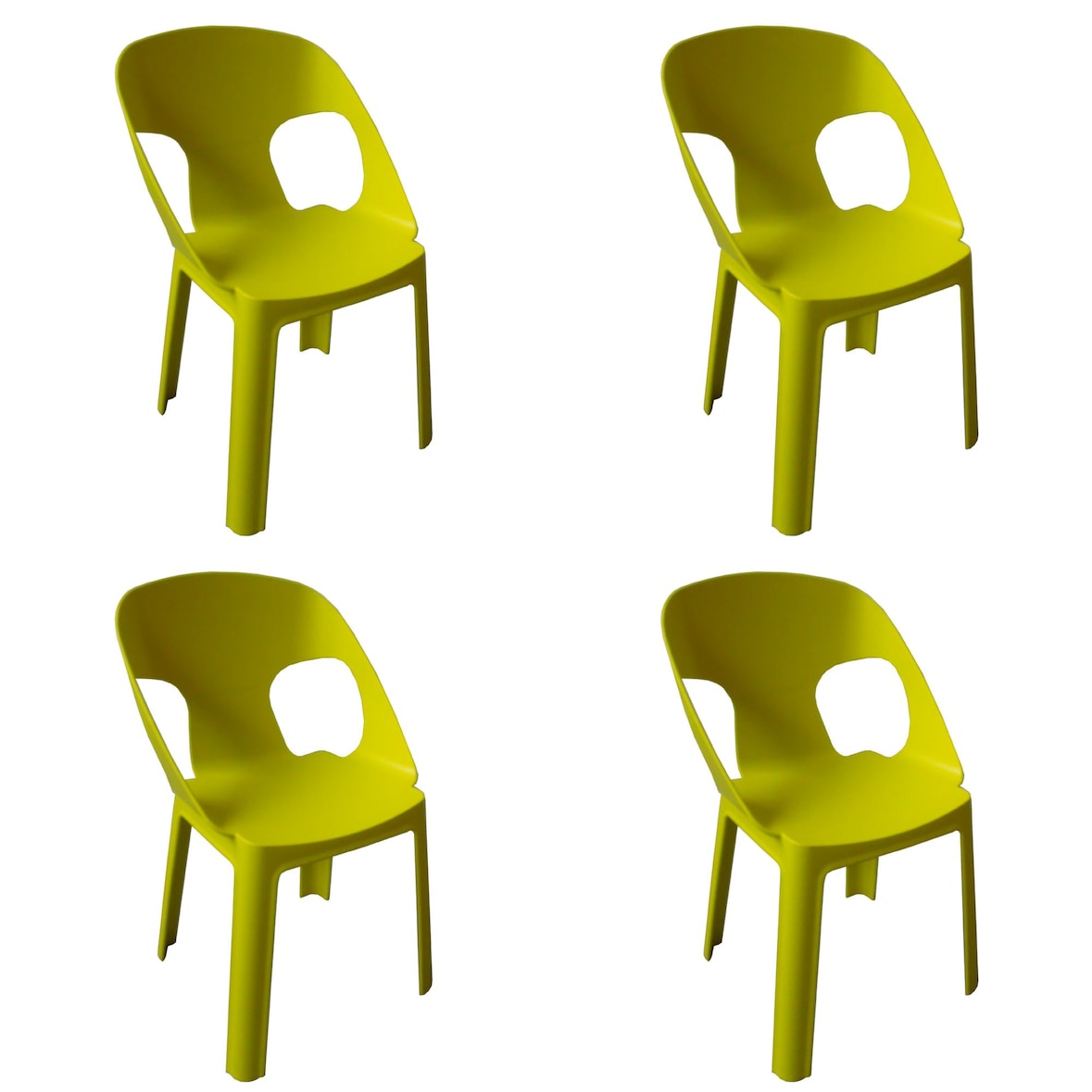 garbar RITA Kinderstuhl Indoor, Outdoor Set 4 Grüne Limette