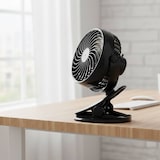 thumbnail of WellHome - Set di 4 ventilatori con clip 1200mAh colore Nero Ø13x17,5 cm