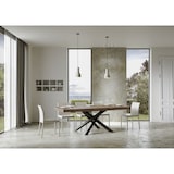 thumbnail of Mesa extensible 90x130/234 cm Volantis Premium Estructura Nogal Antracita