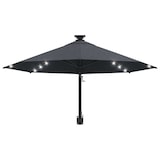 thumbnail of vidaXL Wandparasol met LED's en metalen paal 300 cm antracietkleurig