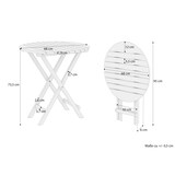 thumbnail of Holztisch, Klapptisch, Buchenholztisch rund 68x68x74 Buche lackiert 10-212