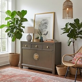 thumbnail of OPIUM OUTLET Asia Möbel Kommode Schrank Sideboard Hochzeitsschrank 33083 schlamm-braun Landhaus-Stil asiatisch chinesisch orientalisch