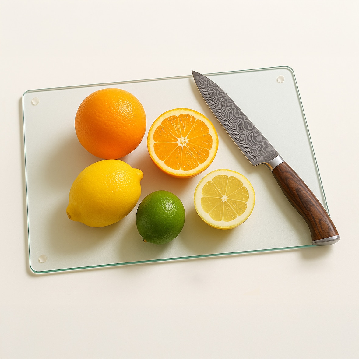 ALLboards Planche à découper en verre TRANSPARENTE 30×40 cm crédence de cuisine plaque de protection en verre