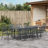 thumbnail of vidaXL 9-teiliges Gartenmöbel Set Anthrazit Stahl