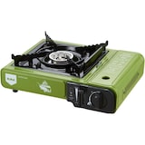 thumbnail of ELMA Hornillo Camping Gas Dual Outer Start Portátil, Incluye Maletín, Regulador Llama Variable, 34x28x11 cm, 2,3 kW, Verde.