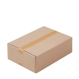 thumbnail of 50 x Faltkarton (600 x 450 x 100 mm) stabil 1-wellig Versandkarton Päckchen DHL Hermes Schachtel Box Paket braun BB-Verpackungen