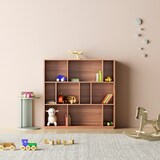 thumbnail of Herdasa, Estantería librería, colección NACK 546, con 3 niveles de altura en melamina color nogal