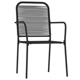thumbnail of Helloshop26 - Juego de comedor de jardín exterior negro de 3 piezas 02_0013648